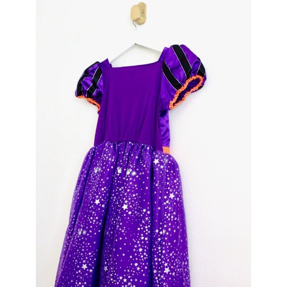 NEW! Minnie Mouse Disney Witch Halloween Dress Cosplay Costume Purple SZ 9-10 Y - Picture 6 of 10
